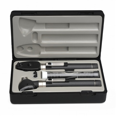 What are the dimensions of the otoscope and ophthalmoscope?