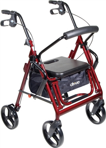 Drive Duet Rollator/Transport Chair w/ 8" Casters Questions & Answers